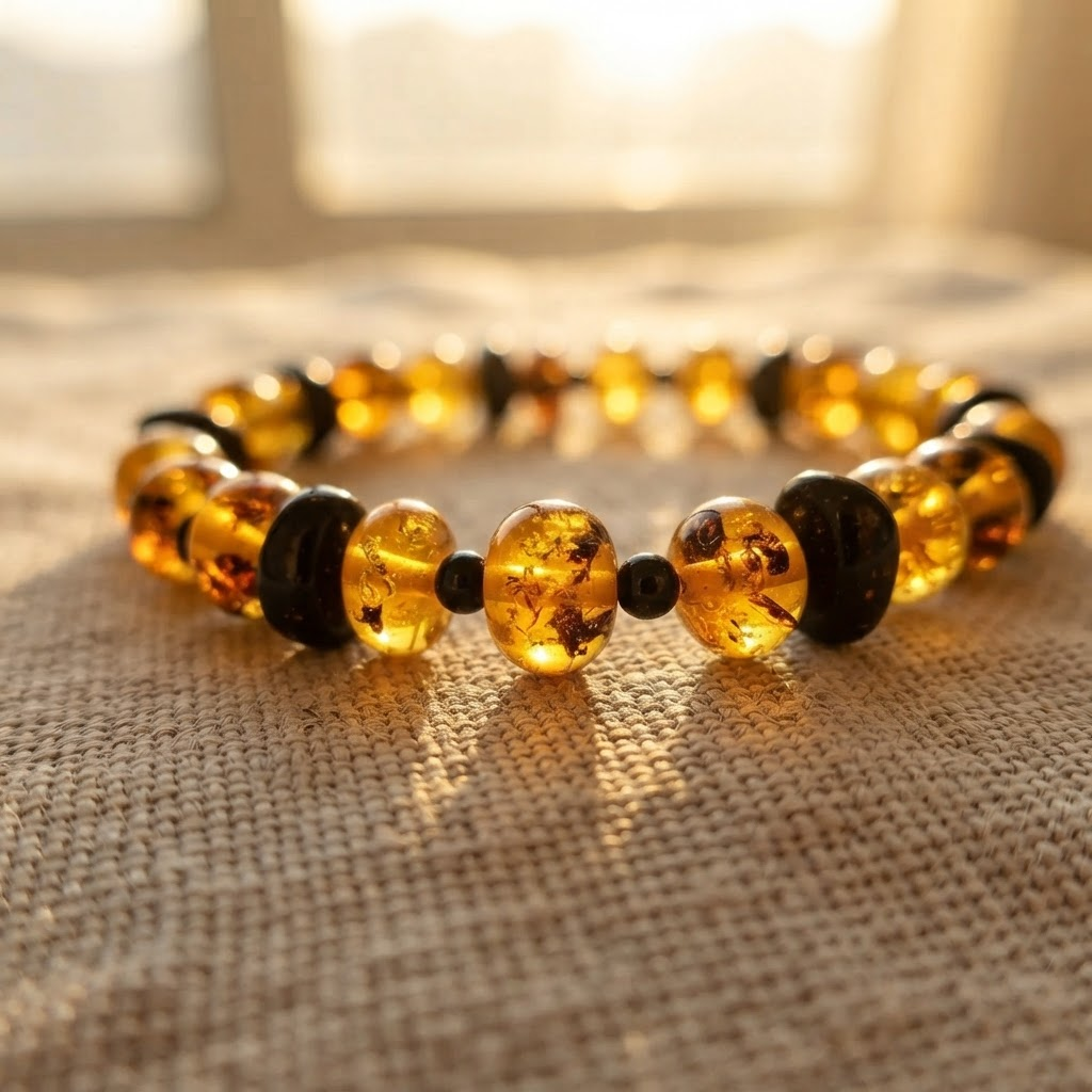 Margaret's Amber™ Wren Honey Amber Bracelet