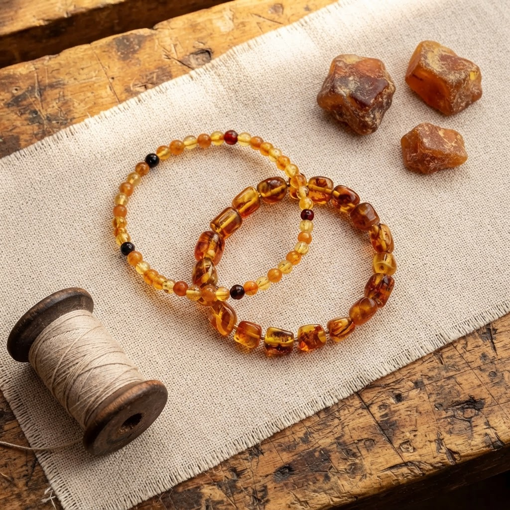 Margaret's Amber™ Cinder Honey Amber Bracelet